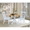 International Concepts 42 in. Dual Drop Leaf Table with 2 Cross Back Dining Chairs - 3 Piece Dining Set K02-42DP-C08-613P - alternate 8